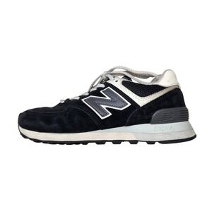 New Balance 574 Woman's Size 6.5 Lifestyle Athletic Shoes Black Signs Of Wear